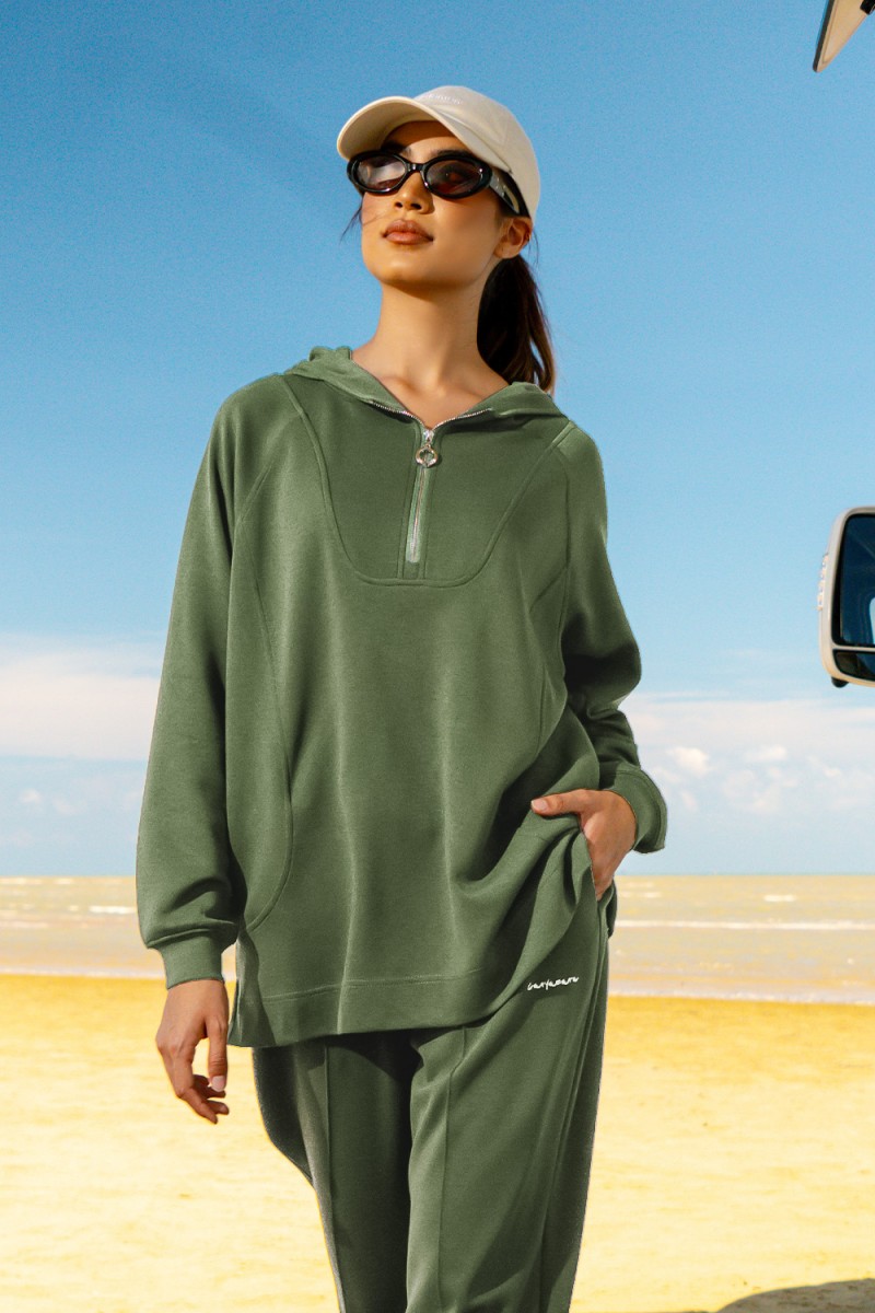 Gisele Suit Hoodie 2 - Burgundy