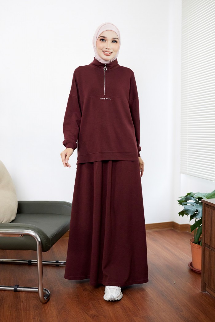 Joana Suit - Burgundy