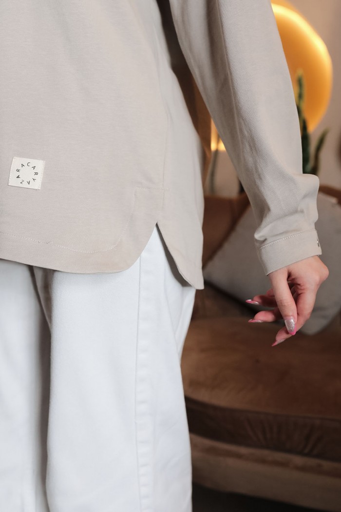 Thera Plain Shirt - Khaki