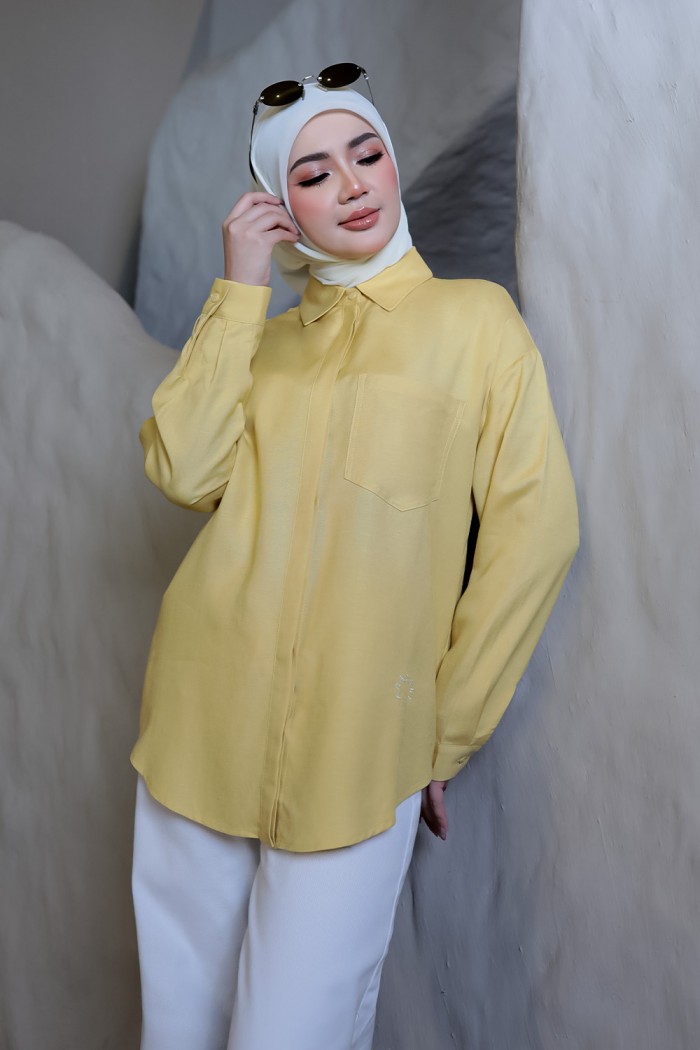 Zeera Shirt - Soft Yellow