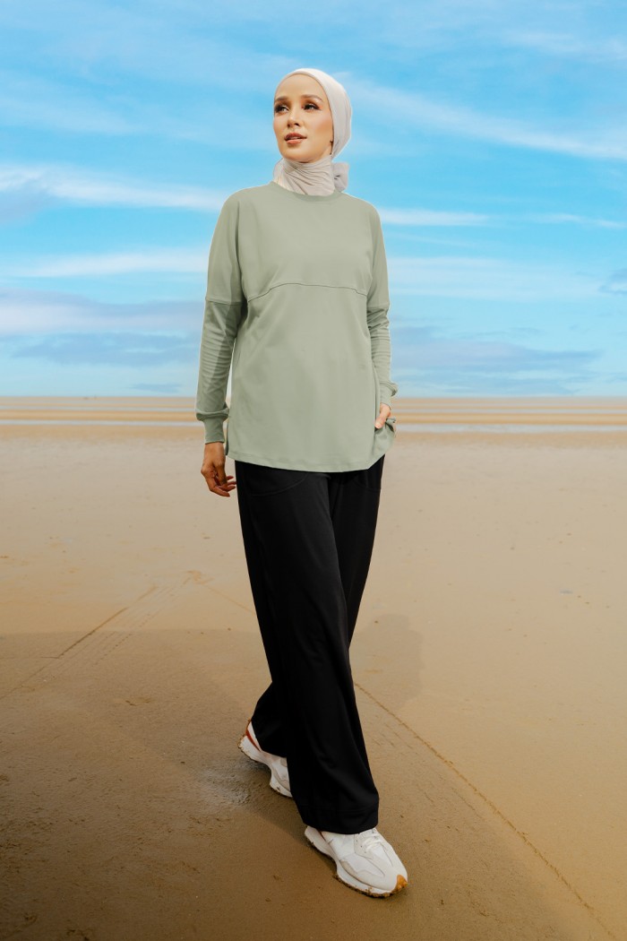 Lightweight Dry-Fit Top - Sage Green