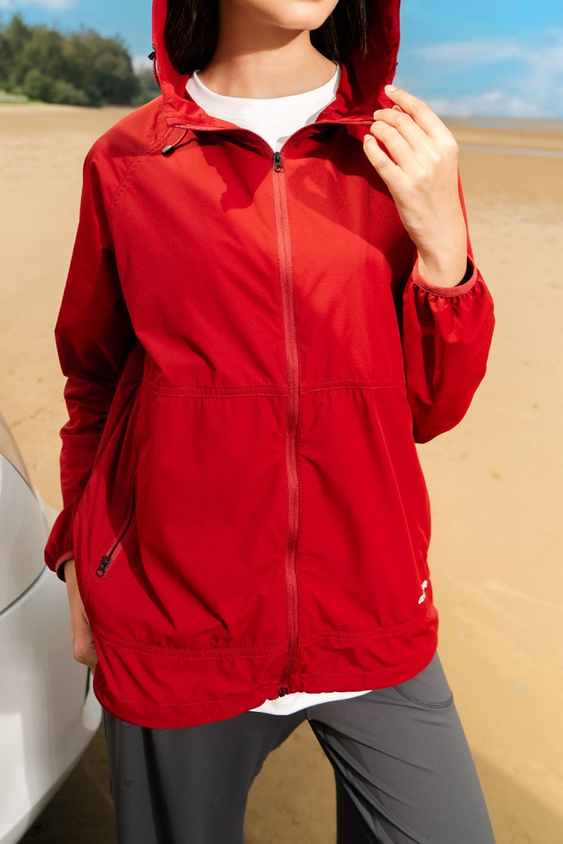 Amour Windbreaker - Red Chilli