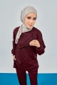 Stella Suit - Burgundy