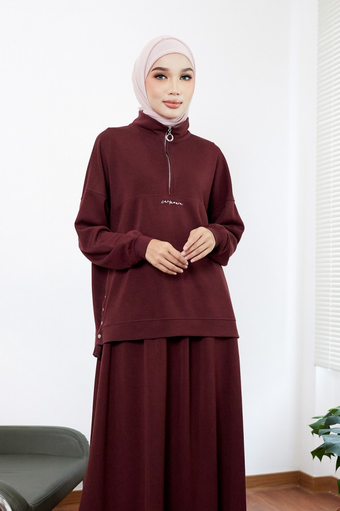 Joana Suit - Burgundy