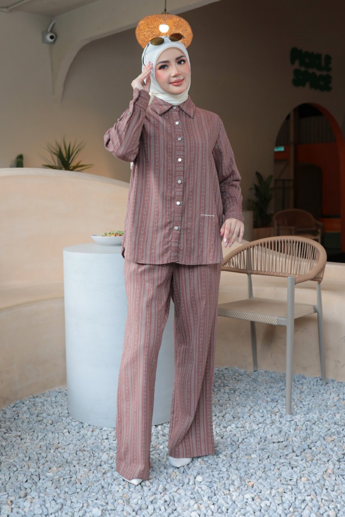 Evelyn Suit with Pants 2.0 - Choco Brown