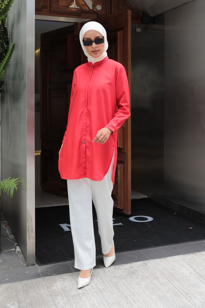 Aileen Blouse - Red Chilli