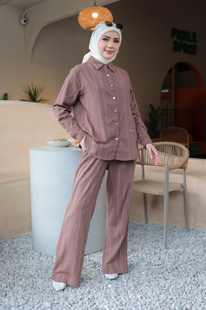 Evelyn Suit with Pants 2.0 - Choco Brown