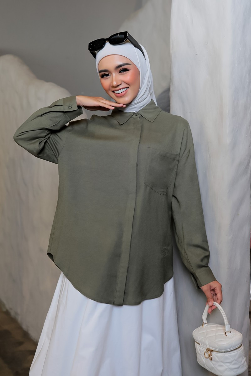 Zeera Shirt - Army Green