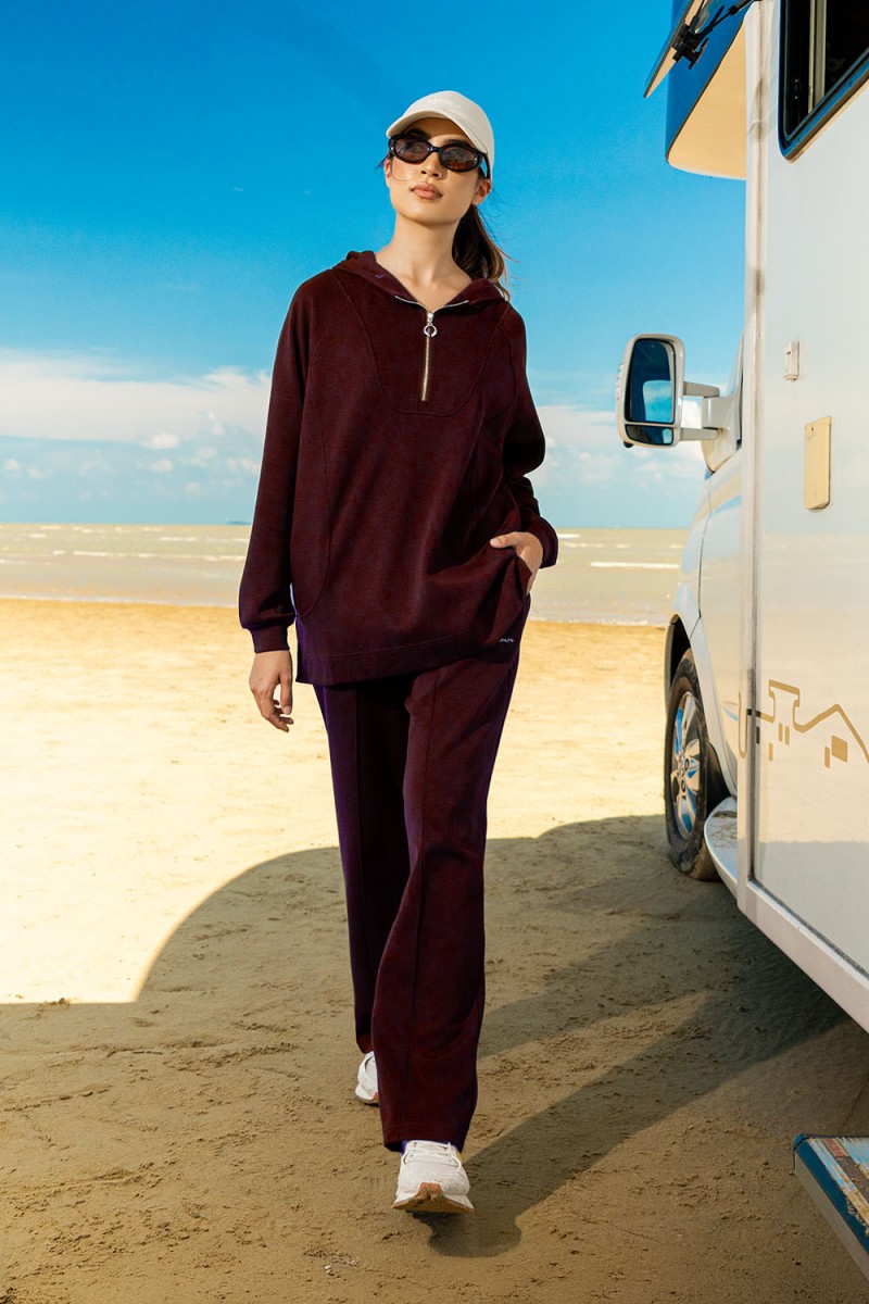 Gisele Suit Hoodie 2 - Burgundy