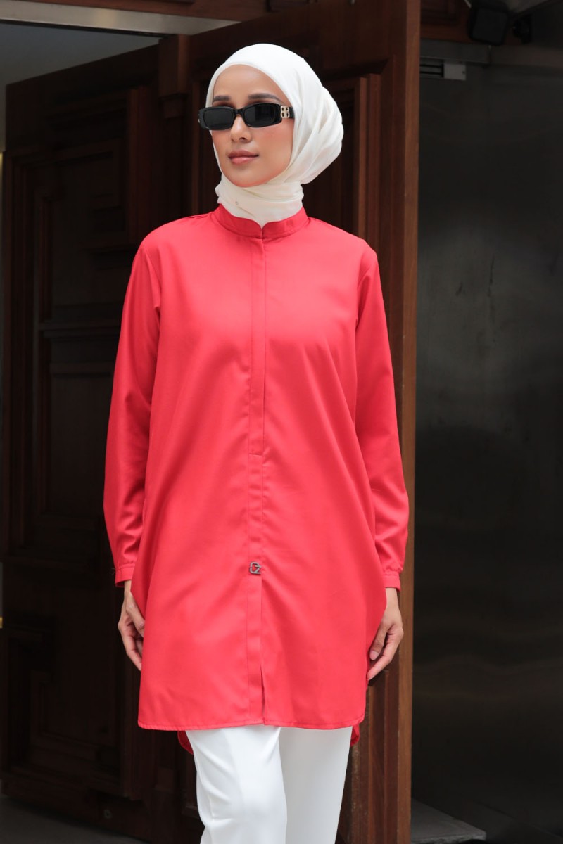 Aileen Blouse - Red Chilli