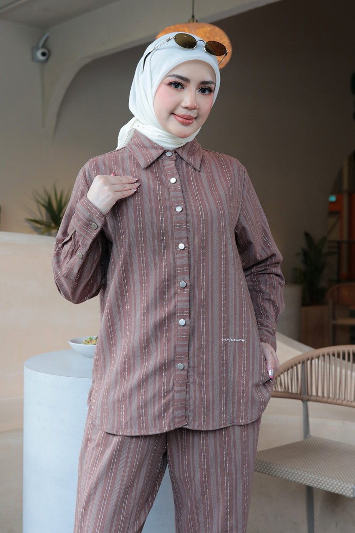 Evelyn Suit with Pants 2.0 - Choco Brown