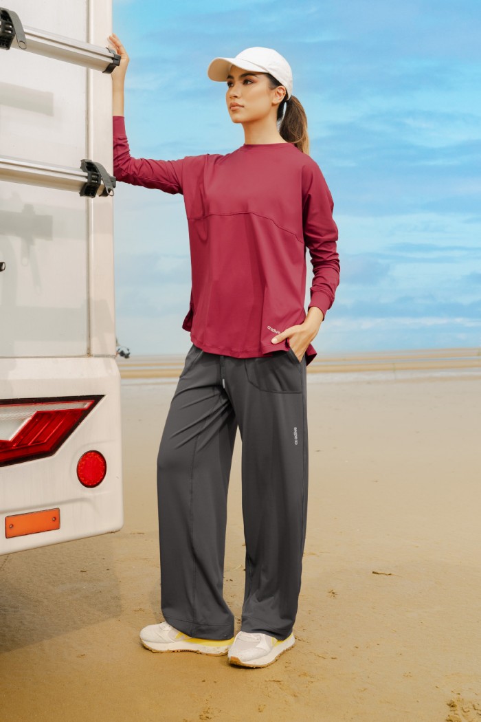 Lightweight Dry-Fit Top - Maroon