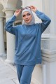 Stella Suit - Dusty Blue