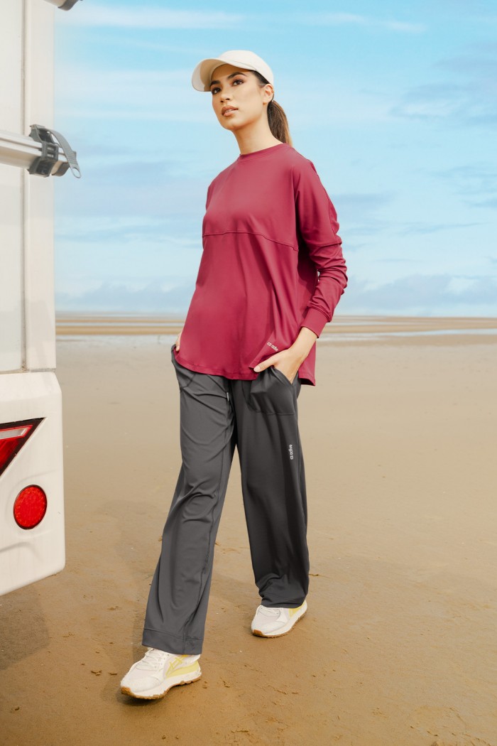 Lightweight Dry-Fit Top - Maroon