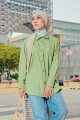 Elise Shirt - Dusty Green