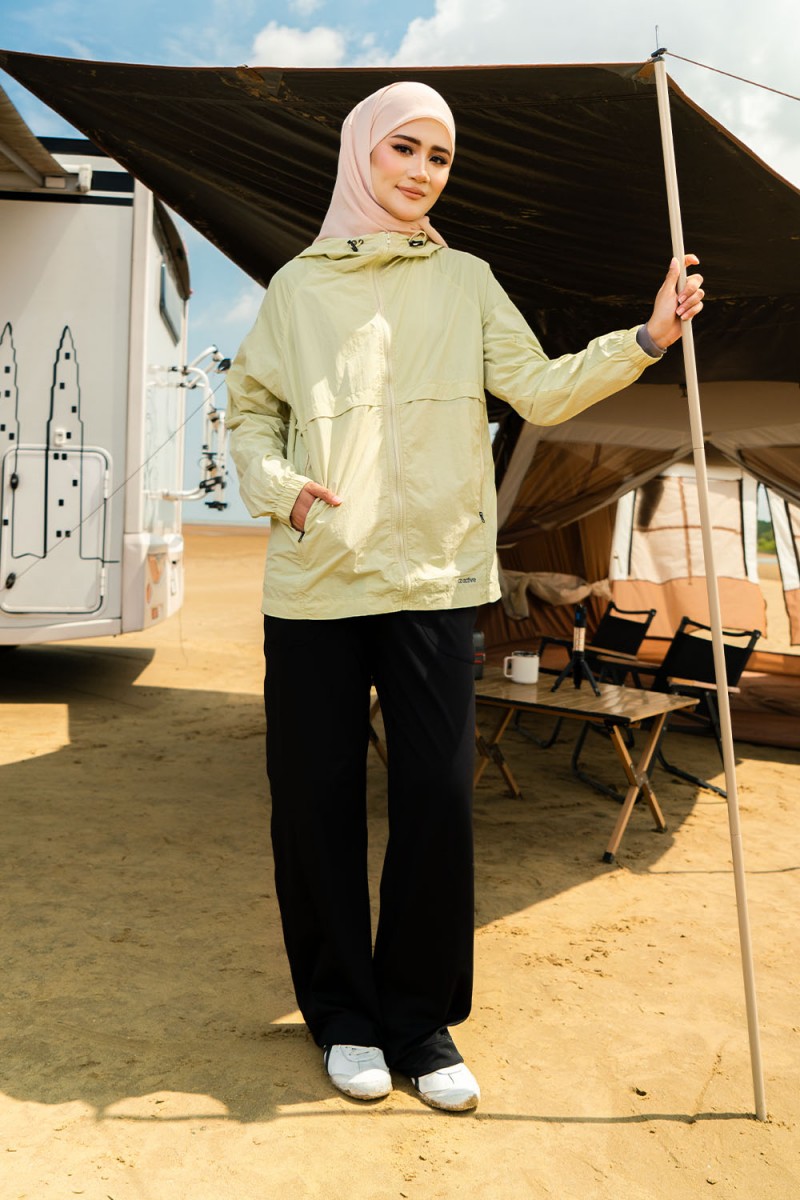 Coralé Windbreaker - Tea Green