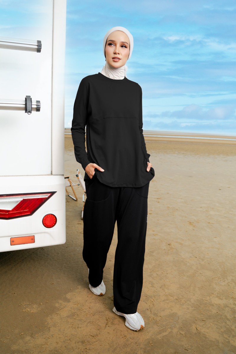 Lightweight Dry-Fit Top - Black