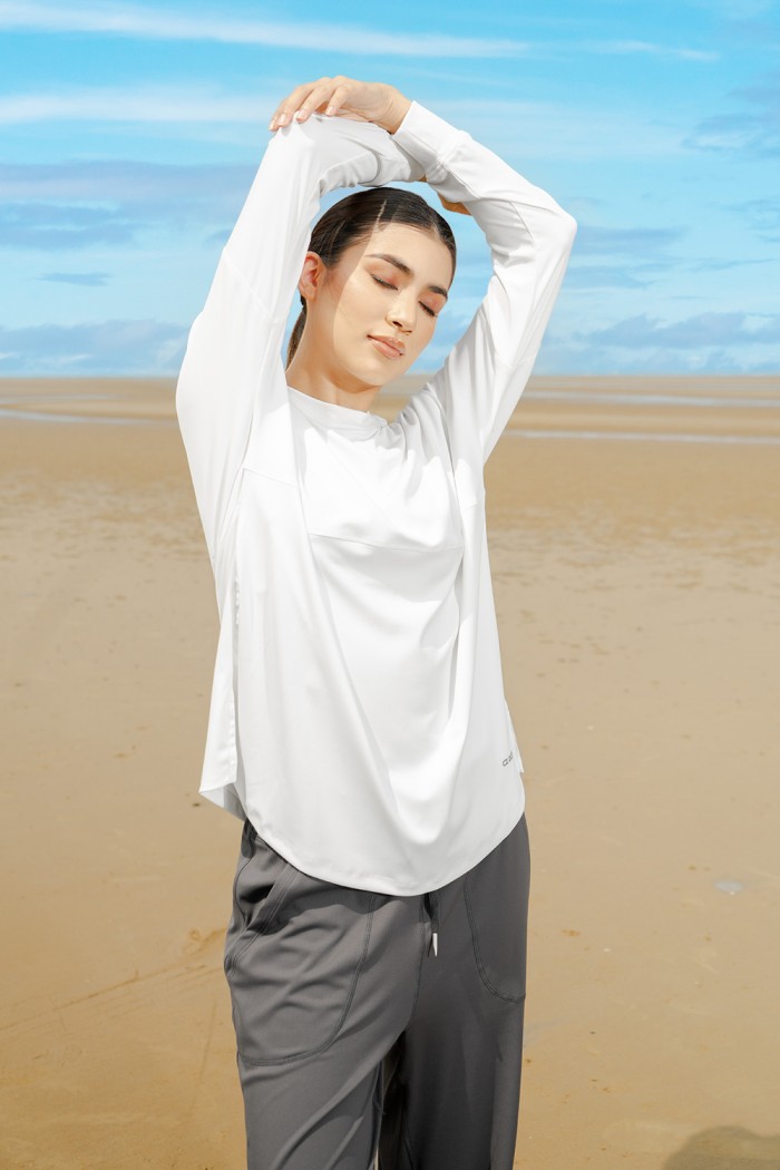 Lightweight Dry-Fit Top - White