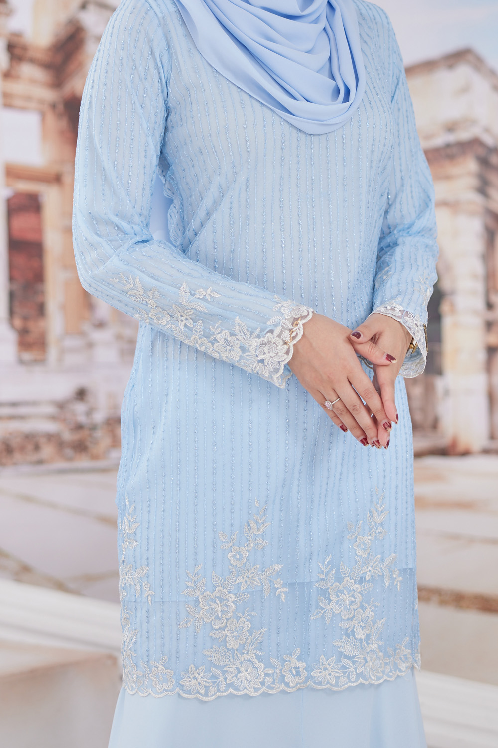 Baju Melayu Andika in Baby Blue-19 – FASHIONHUB